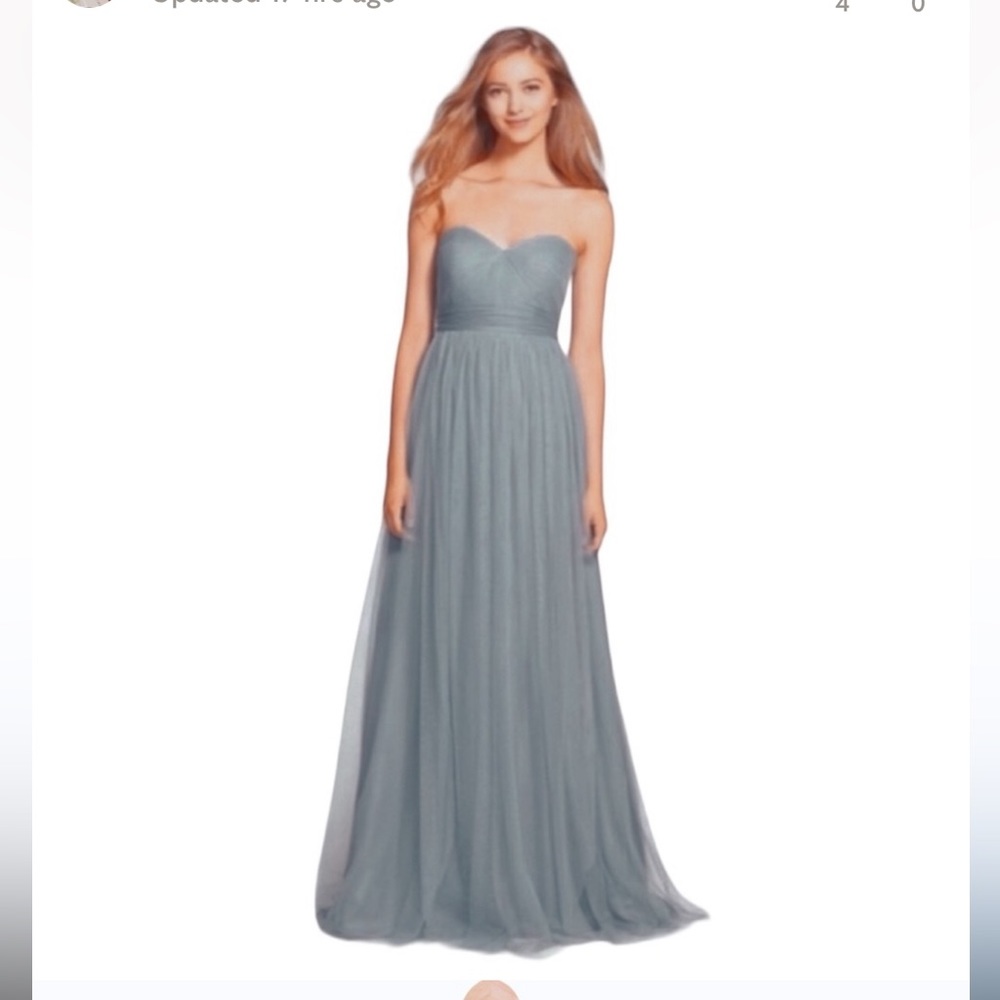 Jenny Yoo Annabelle Bridesmaid dress in Mayan Blue